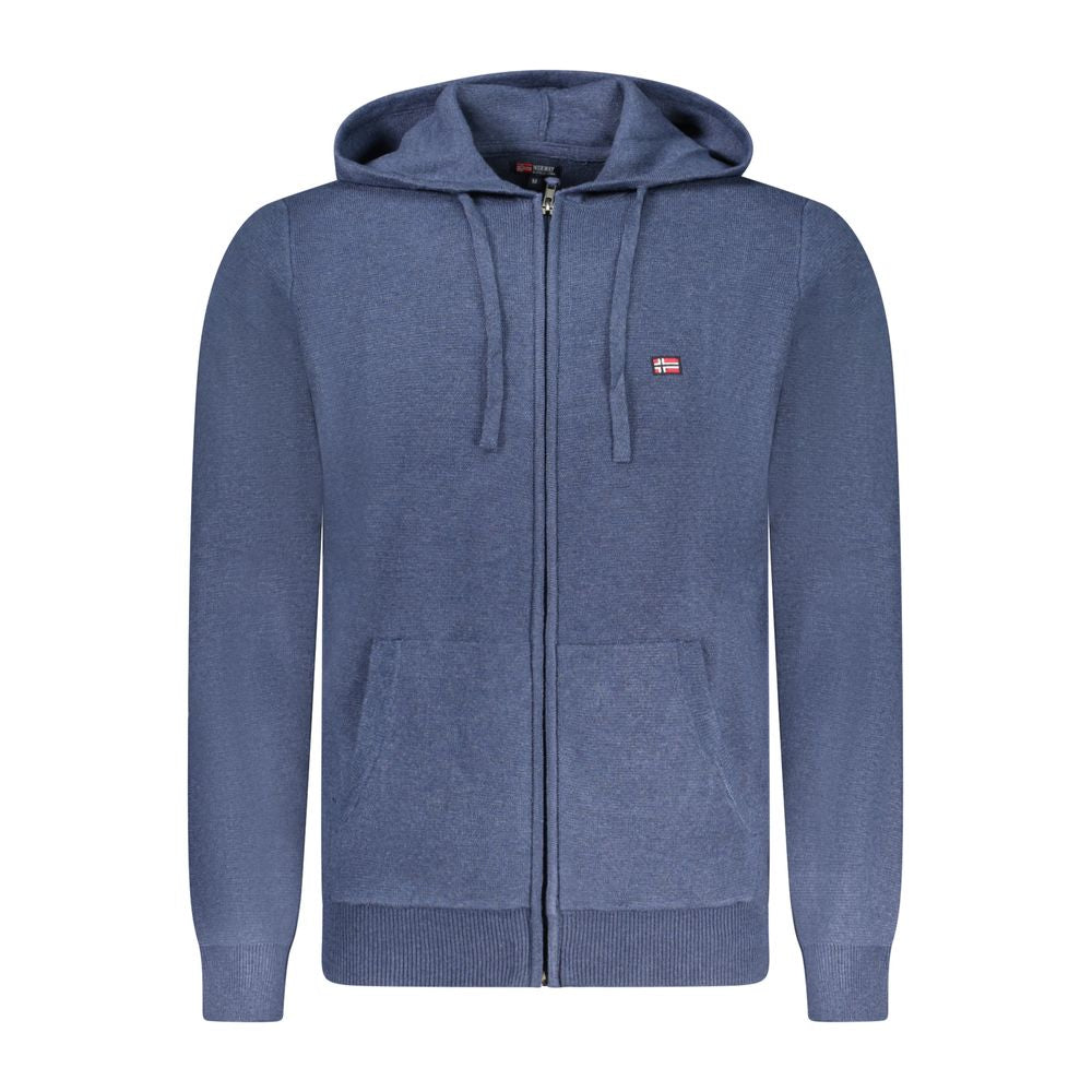 Norway 1963 Blue Polyester Men Cardigan