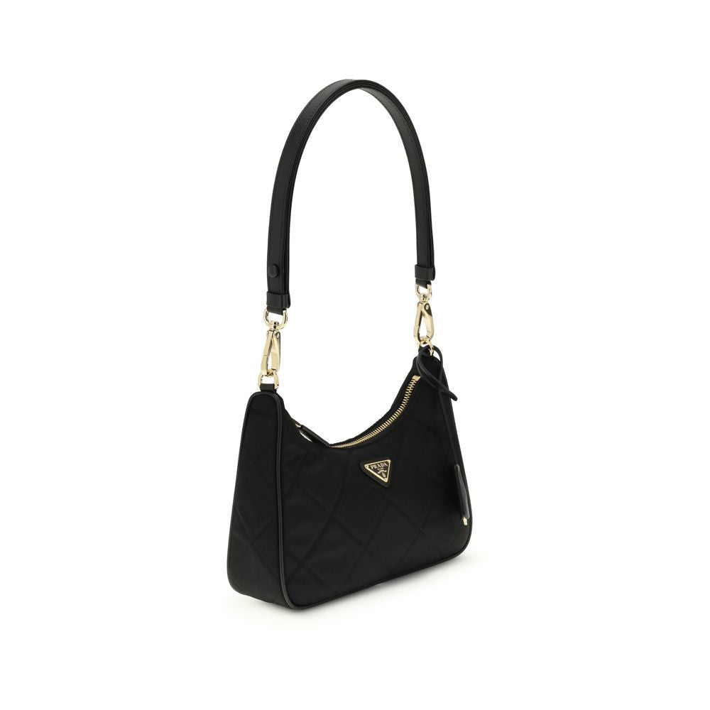 Prada Black Recycled Polyamide Shoulder Bag