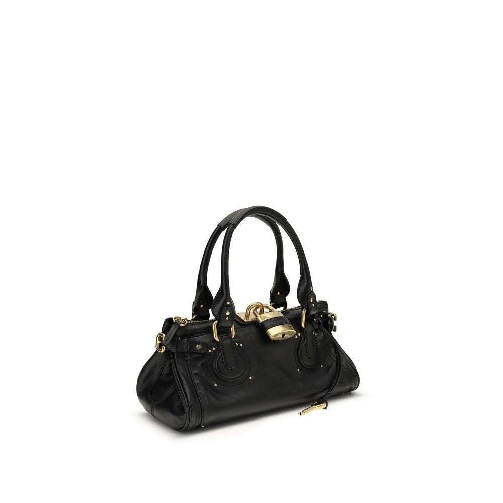 Chloé Black Calf Leather Bos Taurus Shoulder Bag