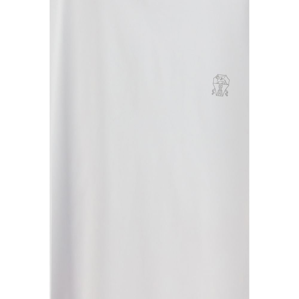 Brunello Cucinelli White Cotton T-Shirt