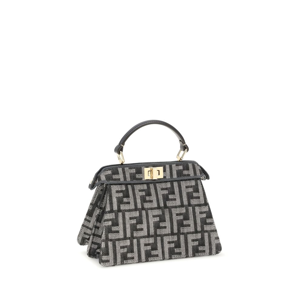 Fendi Blue Fabric Shoulder Bag