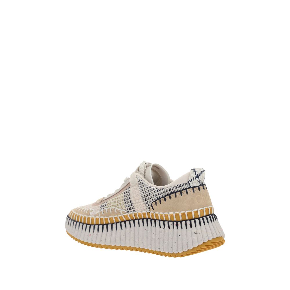 Chloé Brown Rubber Sneakers