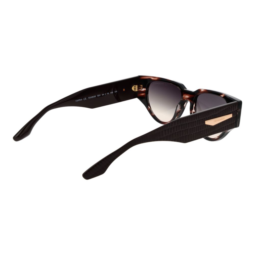 Trussardi Brown Acetate Sunglasses