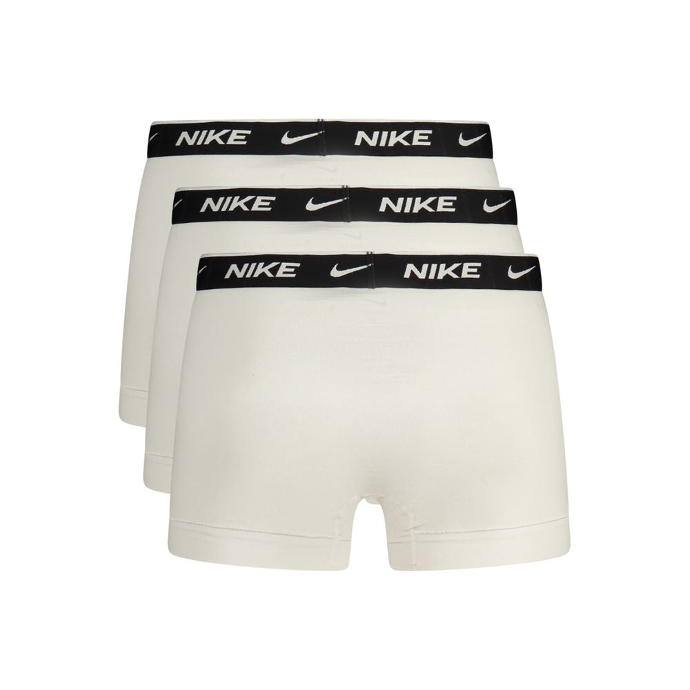 Nike White Cotton Men Boxer Short