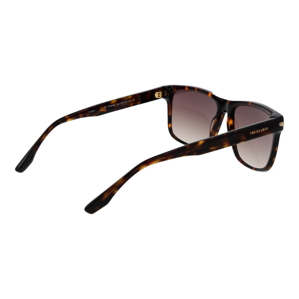 Trussardi Brown Acetate Sunglasses