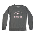 Women's Bridge Crew Sweatshirt, Charcoal-0