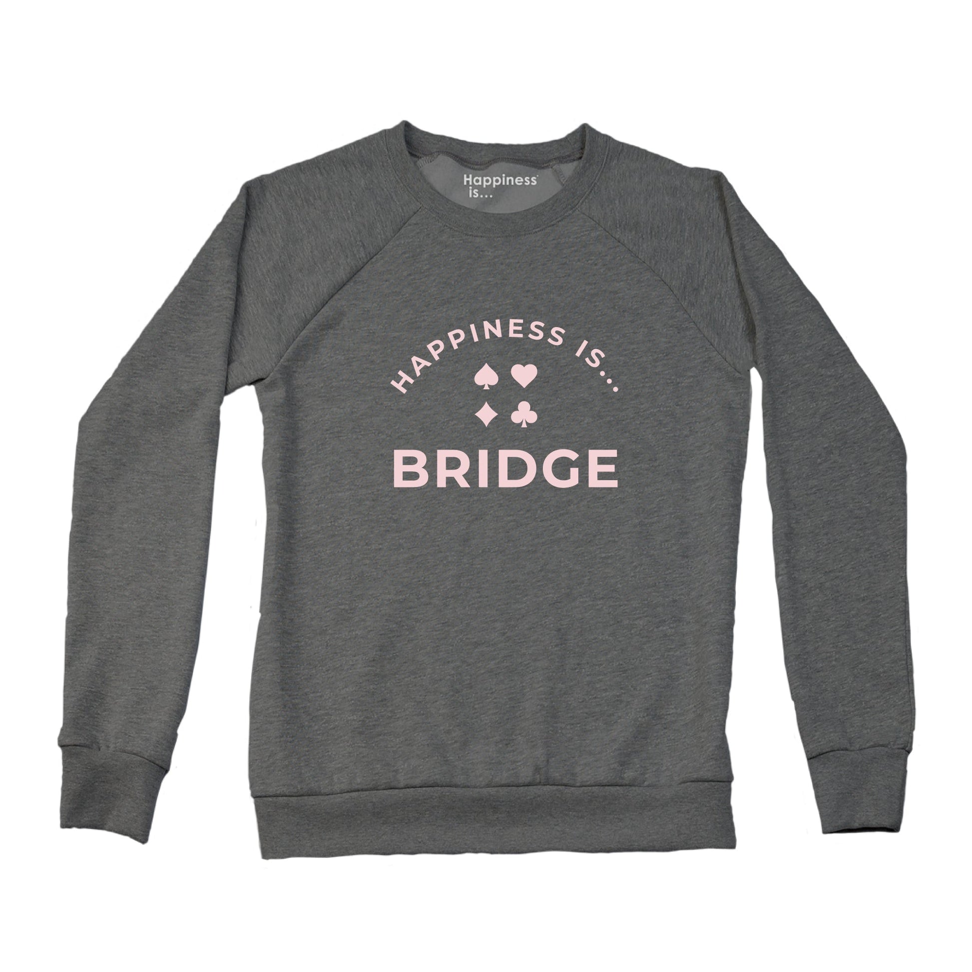 Women's Bridge Crew Sweatshirt, Charcoal-0