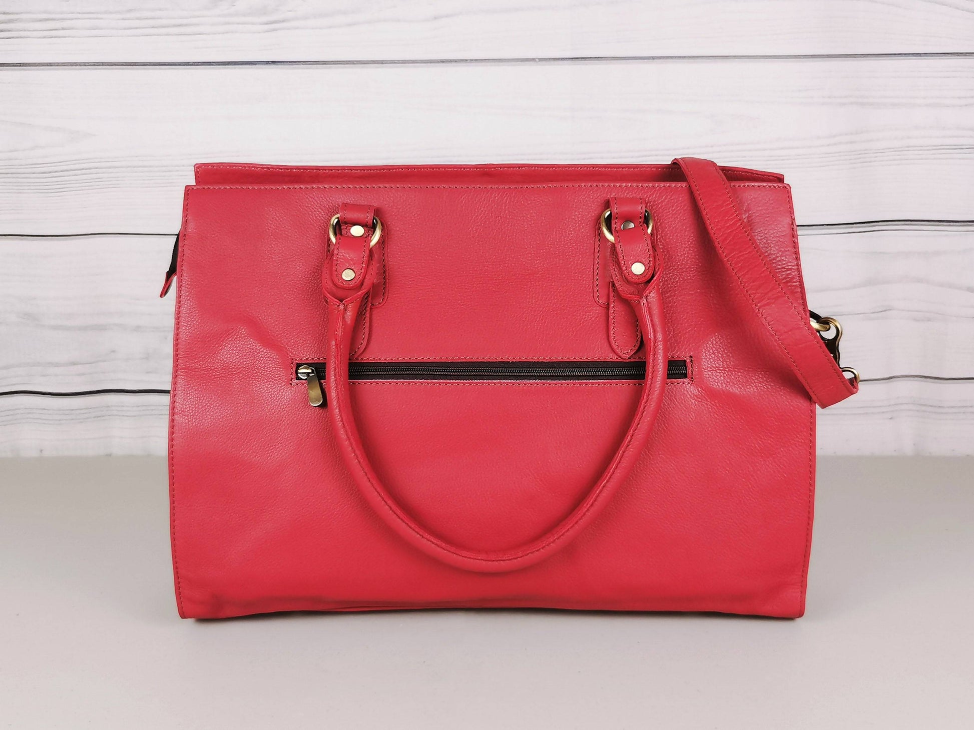 The Signature 17" Bag, Ruby-3
