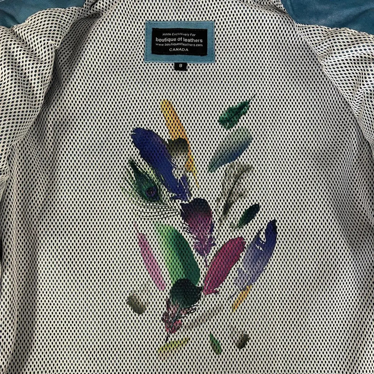 Classic Women's Lamb Leather Jacket with Snap Collar