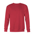 Men's Plain Crew Sweatshirt, Chili Pepper-0