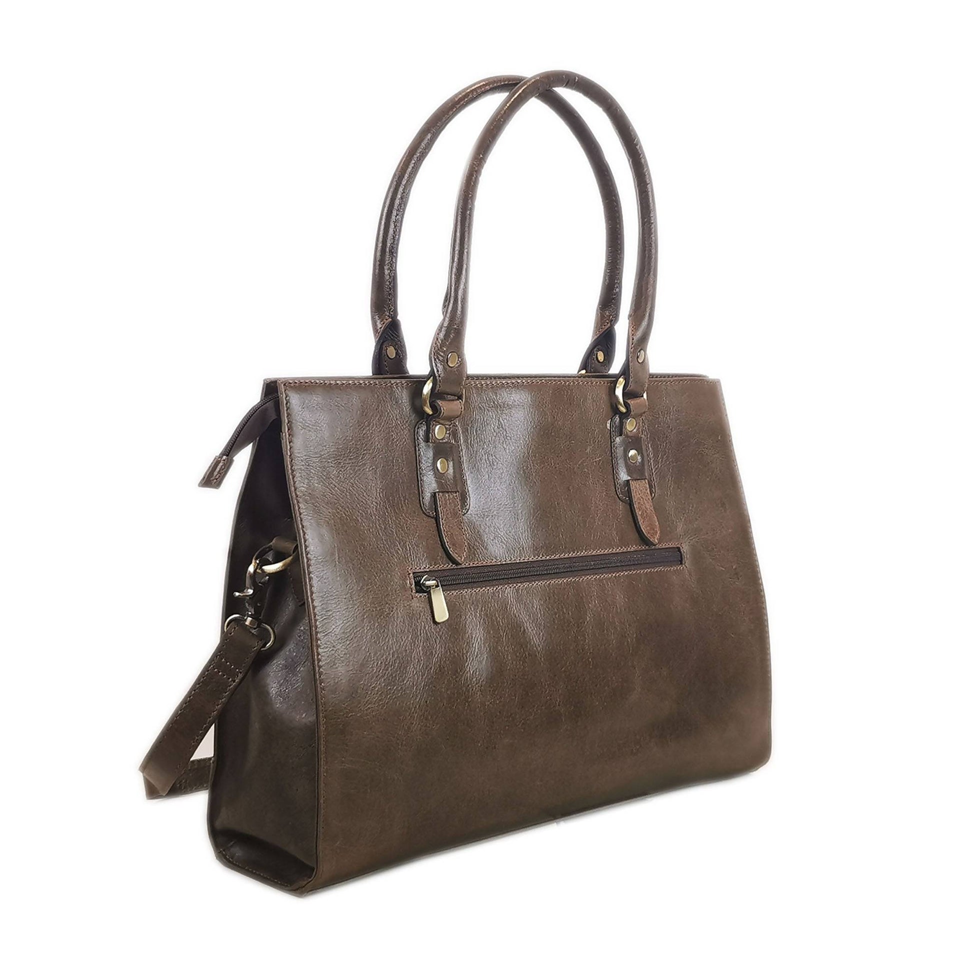 The Signature 17" Bag, Oakwood-4