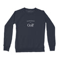 Women's Golf Crew Sweatshirt, True Navy-0