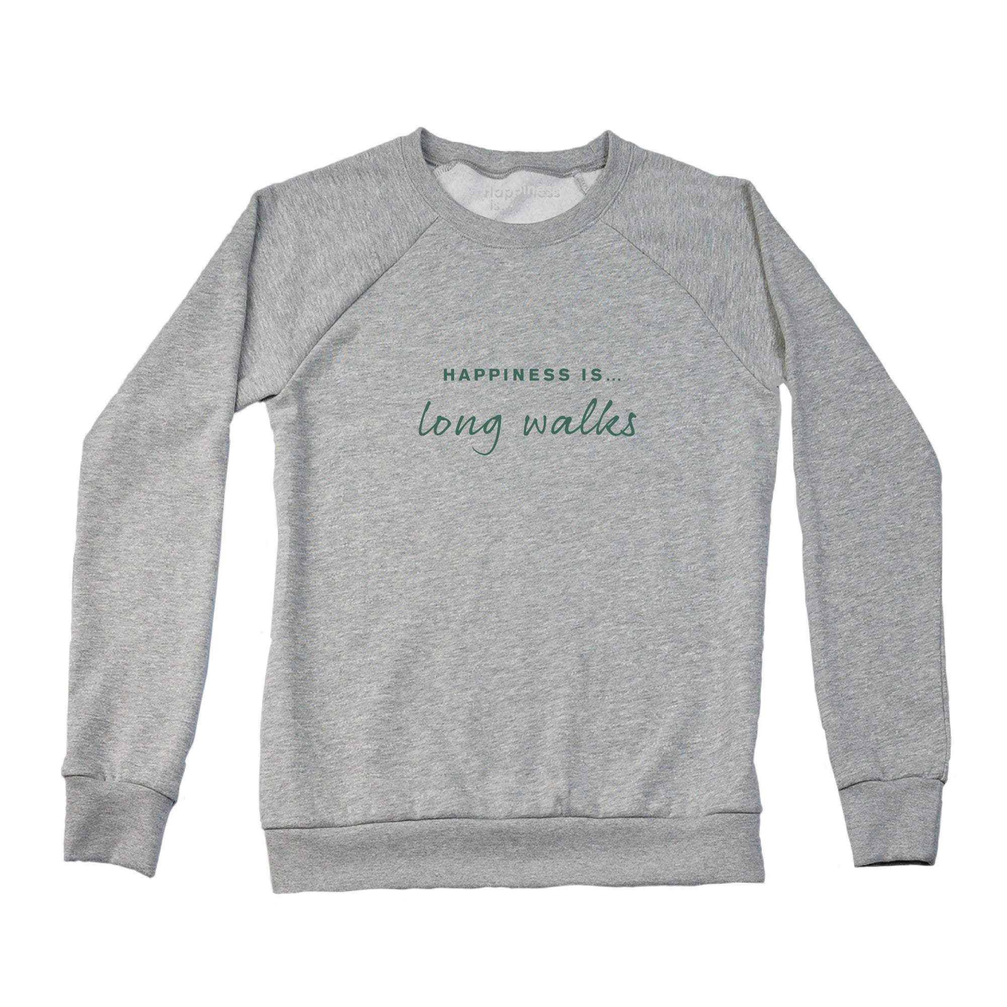 Women's Long Walks Crew Sweatshirt, Heather Grey