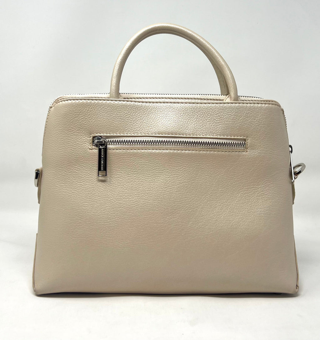Sac à Main en Cuir Champagne, Miranda