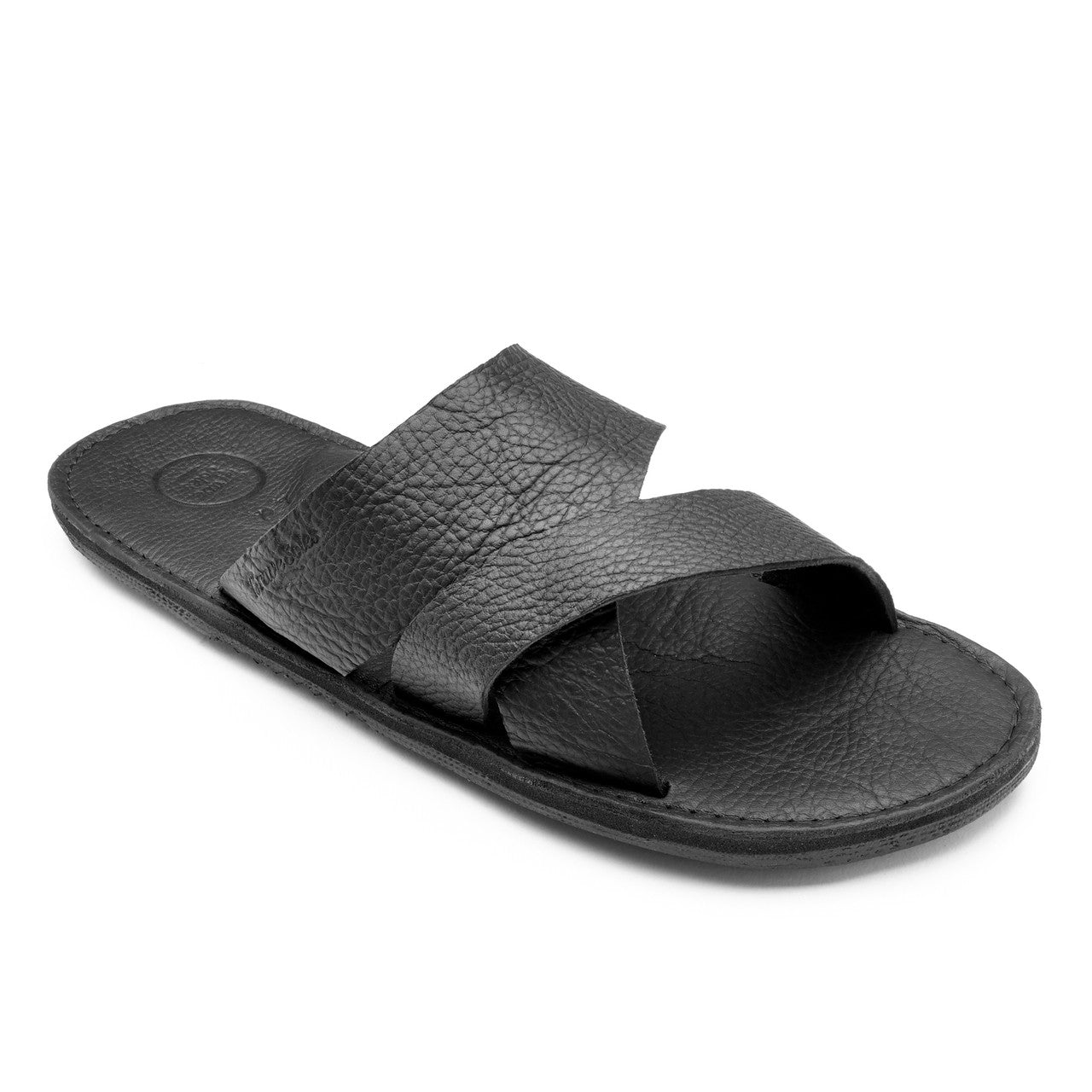 The Mateo Men's Leather Slide Sandal-0