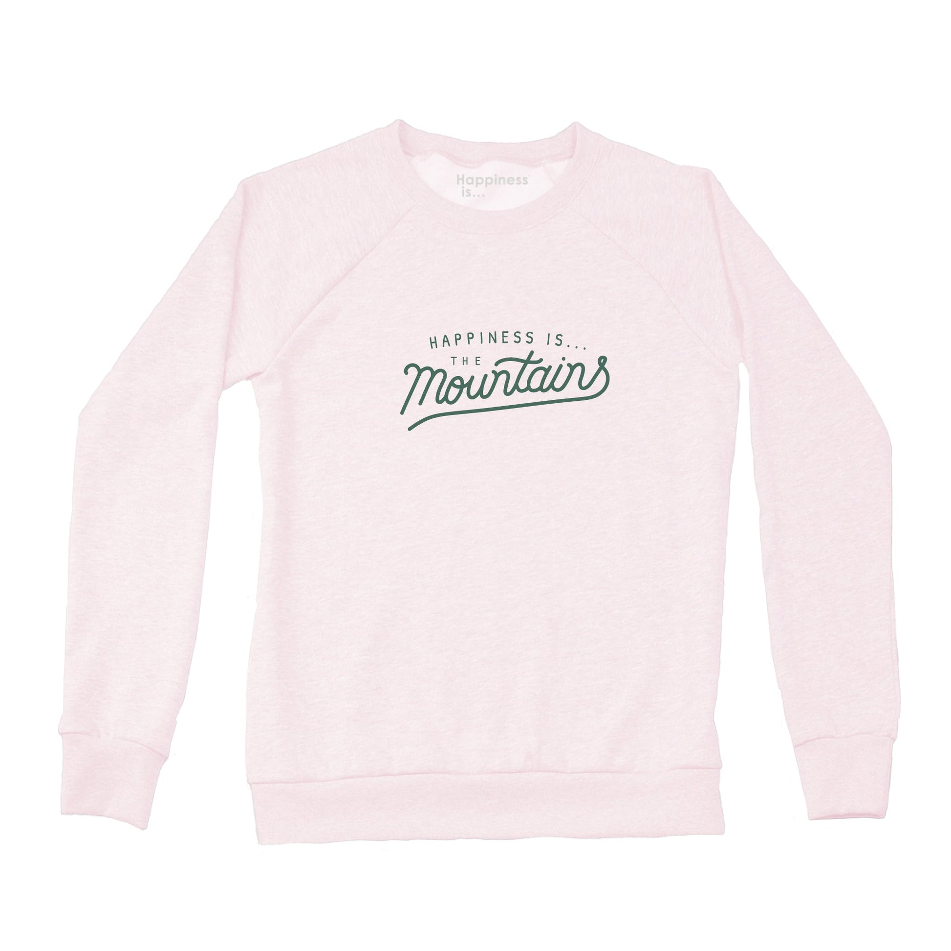 Women's Mountains Crew Sweatshirt, Ballet Pink-0
