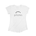 Women's Pilates Bamboo T-Shirt, White-0