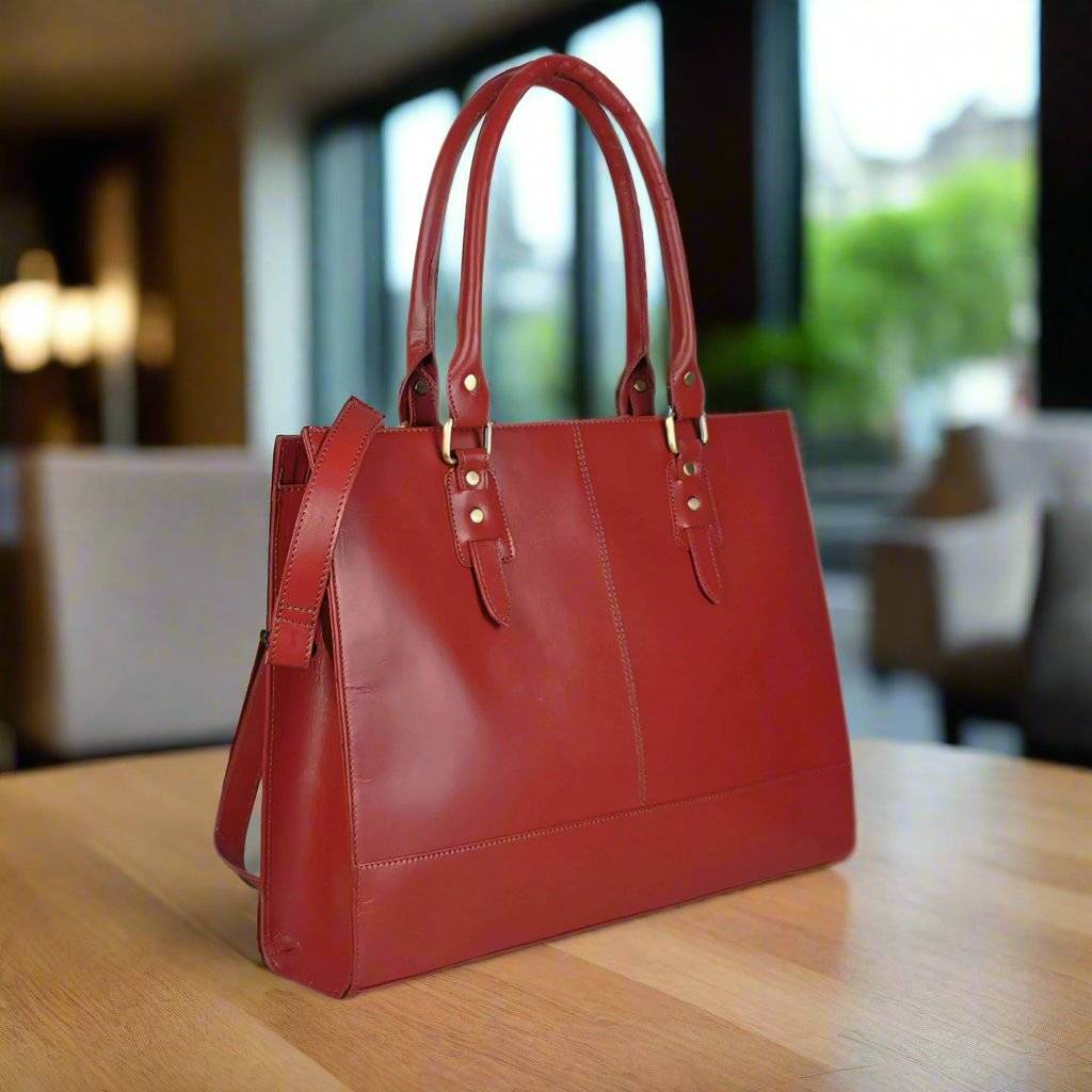 The Signature 17" Bag, Red-1
