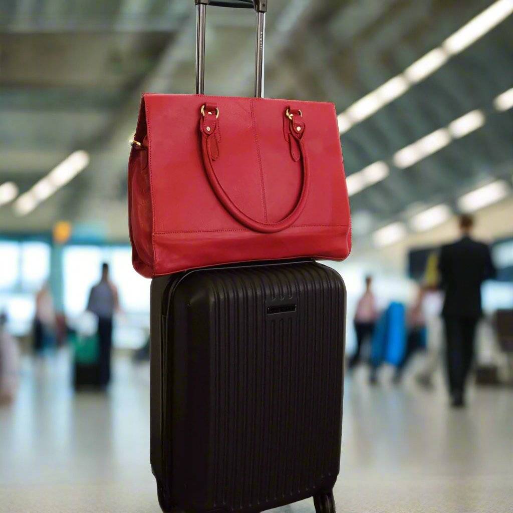 The Signature 17" Bag, Ruby-1