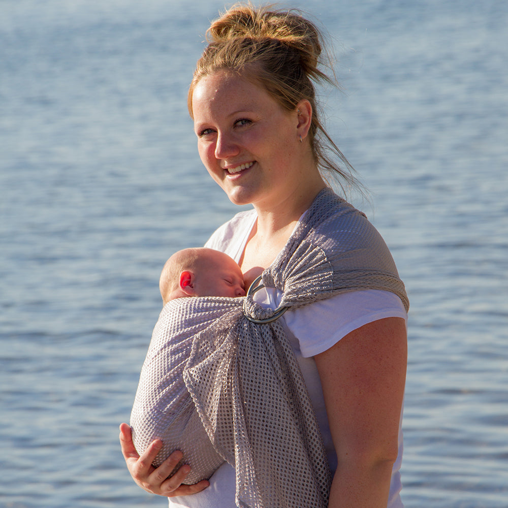 Écharpe Ajustable AIR (Ring Sling) | Gris-0