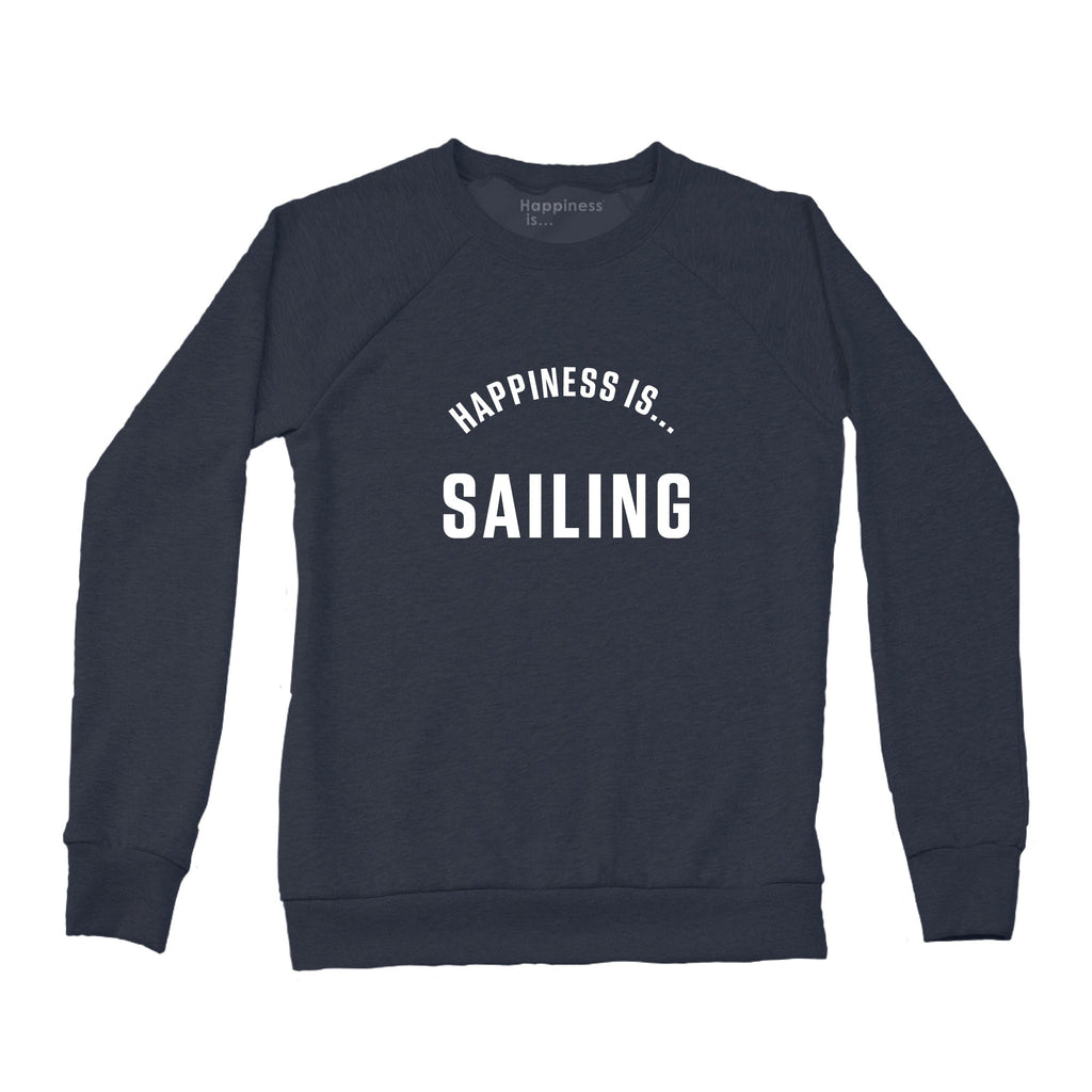 Women's Sailing Crew Sweatshirt, True Navy-0