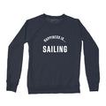 Women's Sailing Crew Sweatshirt, True Navy-0