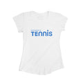 Women's Tennis Bamboo T-Shirt, White-0