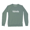 Women's Tennis Crew Sweatshirt, Sage-0