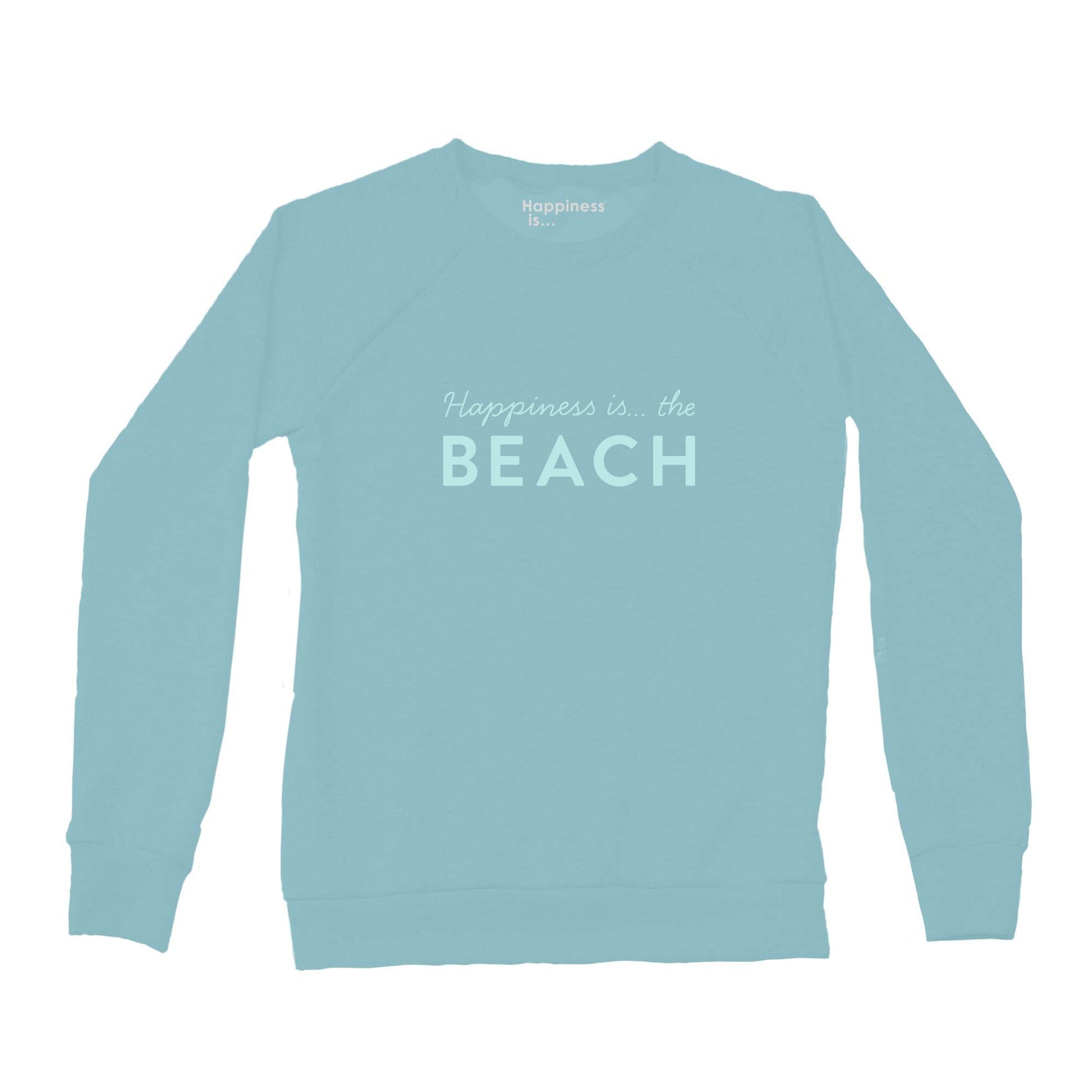 Women's Beach Bold Crew Sweatshirt, Teal-0