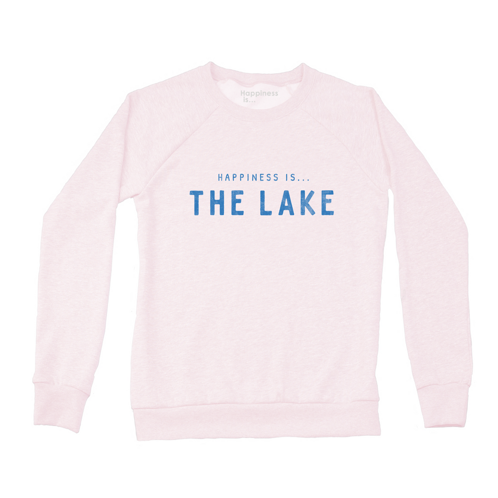 Women's Lake Crew Sweatshirt, Ballet Pink-0