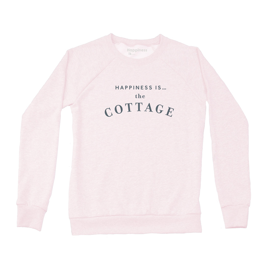 Women's Cottage Crew Sweatshirt, Ballet Pink-0