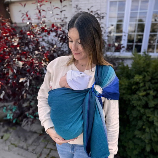 Écharpe Ajustable Tissée (Ring Sling) | ActivMom Boréale-1